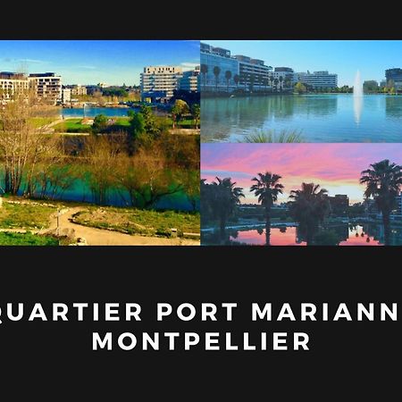 T2 Cubano Montpellier Parking Proche Plages Bagian luar foto